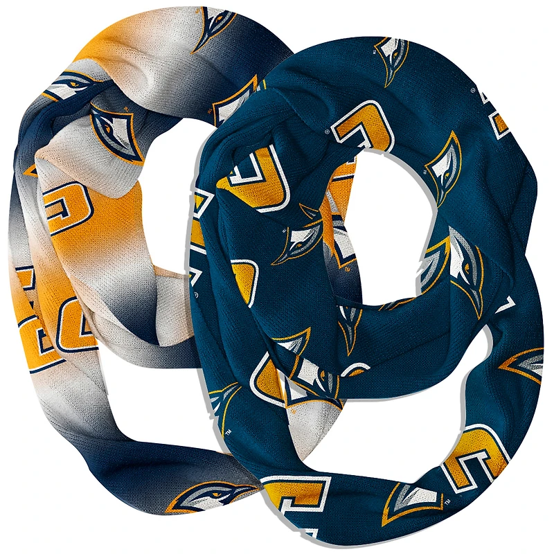 Vive La Fete  Tennessee Chattanooga Mocs Two-Piece Infinity Scarves Set