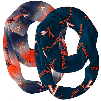 Vive La Fete  Virginia Cavaliers Two-Piece Infinity Scarves Set