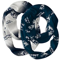 Vive La Fete  Wisconsin Stout Blue Devils Two-Piece Infinity Scarves Set