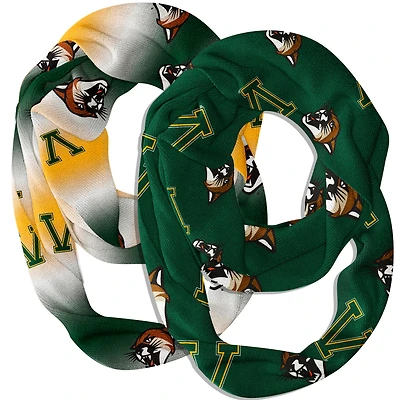 Vive La Fete  Vermont Catamounts Two-Piece Infinity Scarves Set