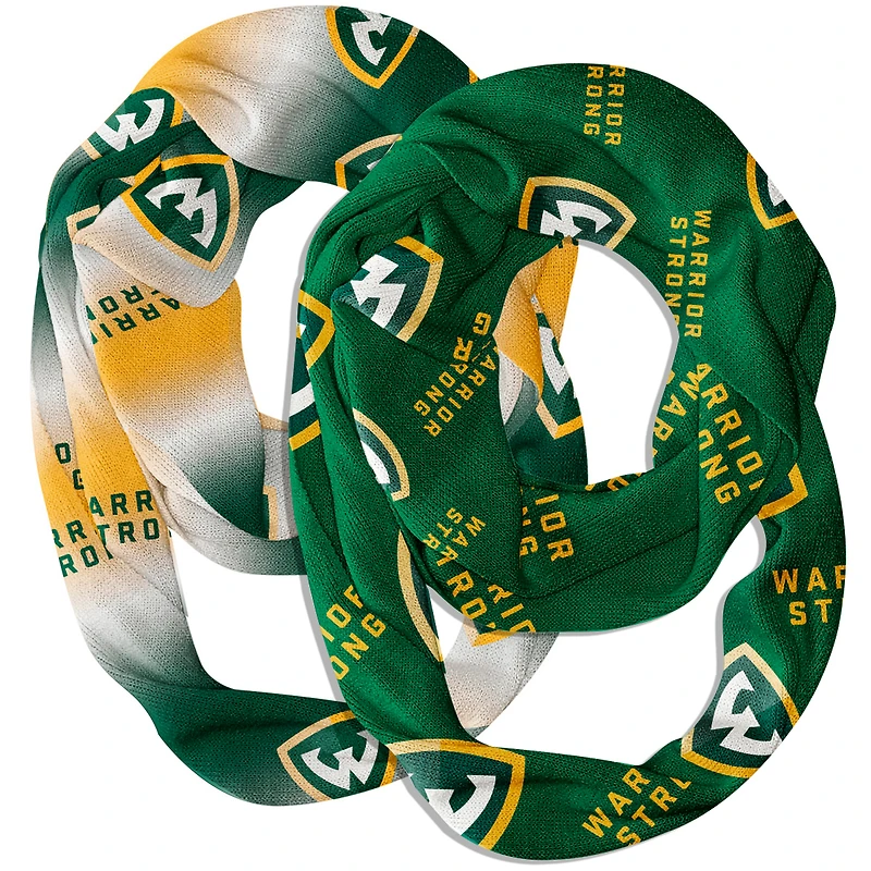 Vive La Fete  Wayne State Univ Warriors Two-Piece Infinity Scarves Set