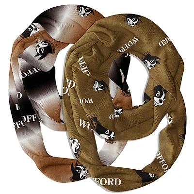 Vive La Fete  Wofford Terriers Two-Piece Infinity Scarves Set