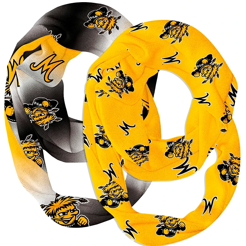 Vive La Fete Wichita State Shockers Two-Piece Infinity Scarves Set