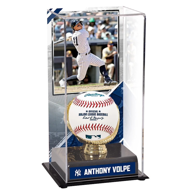 Anthony Volpe New York Yankees Gold Glove Display Case with Image