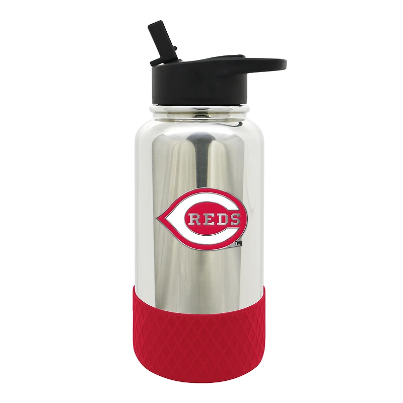Cincinnati Reds 32oz. Team Color Chrome Hydration Bottle