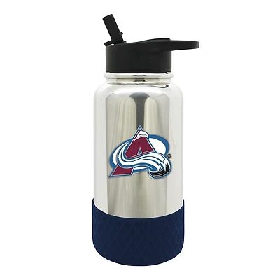 Colorado Avalanche 32oz. Team Color Chrome Hydration Bottle