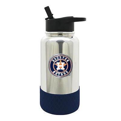 Houston Astros 32oz. Team Color Chrome Hydration Bottle