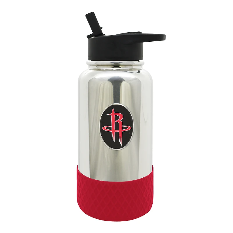 Houston Rockets 32oz. Team Color Chrome Hydration Bottle