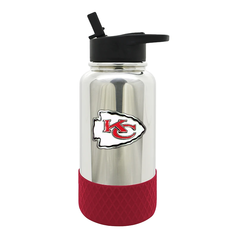 Kansas City Chiefs 32oz. Team Color Chrome Hydration Bottle