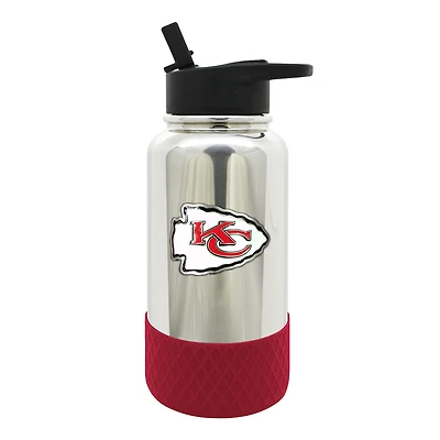 Kansas City Chiefs 32oz. Team Color Chrome Hydration Bottle