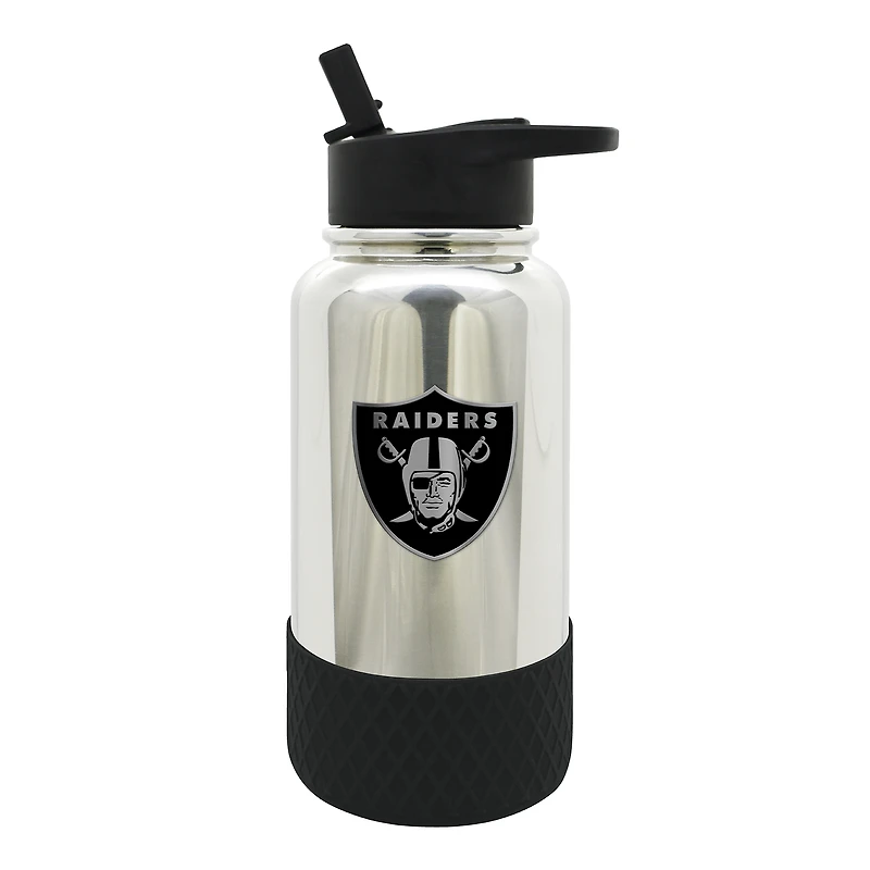 Las Vegas Raiders 32oz. Team Color Chrome Hydration Bottle