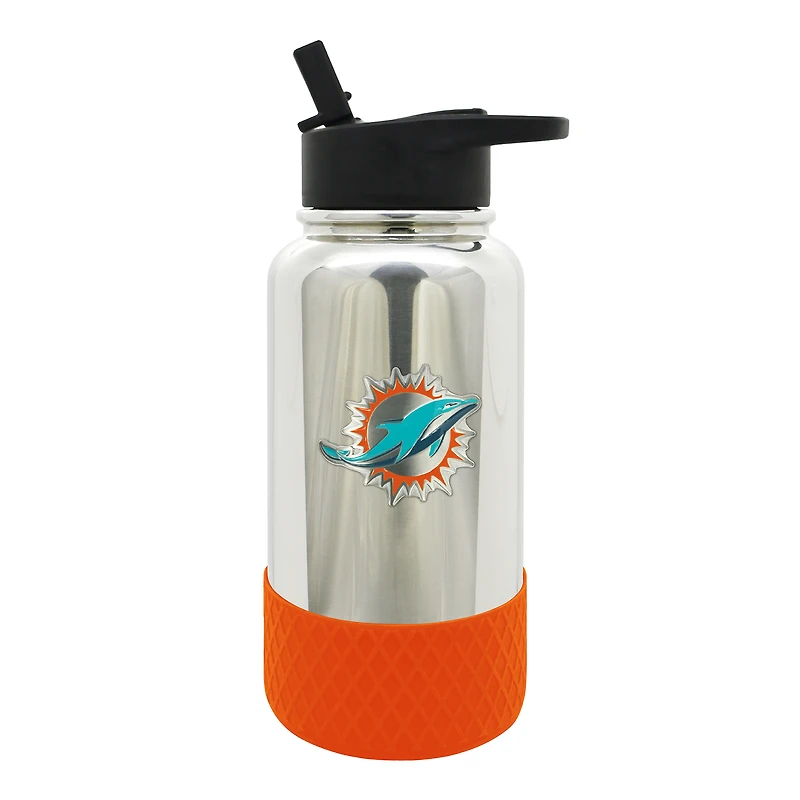Miami Dolphins 32oz. Team Color Chrome Hydration Bottle