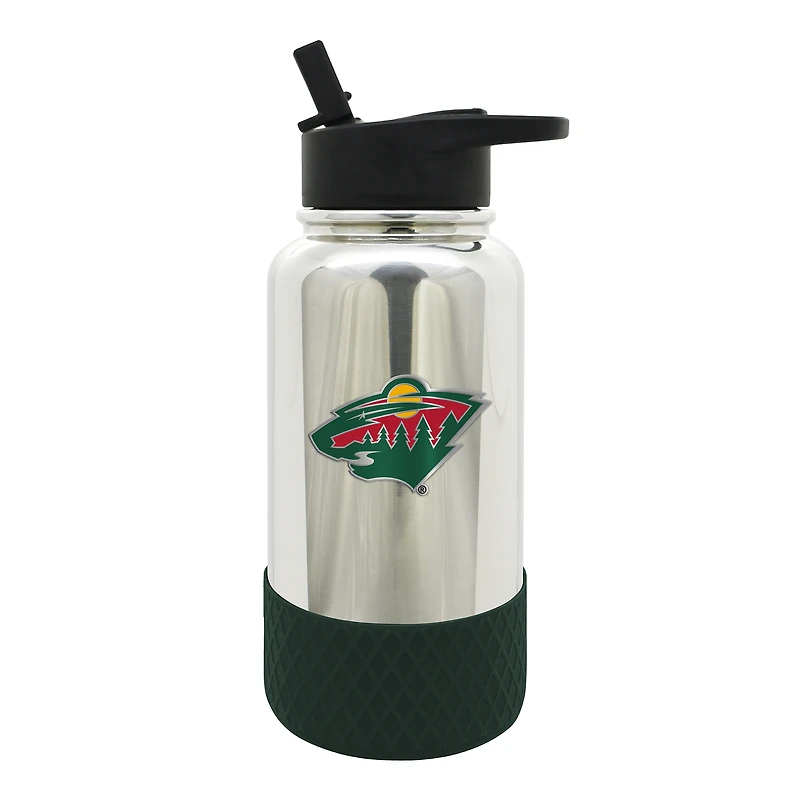Minnesota Wild 32oz. Team Color Chrome Hydration Bottle