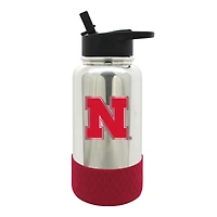 Nebraska Huskers 32oz. Team Color Chrome Hydration Bottle