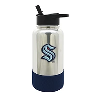 Seattle Kraken 32oz. Team Color Chrome Hydration Bottle