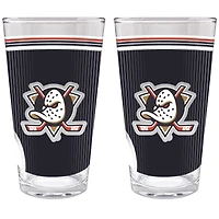 Anaheim Ducks Two-Piece 16oz. Pint Glass Set
