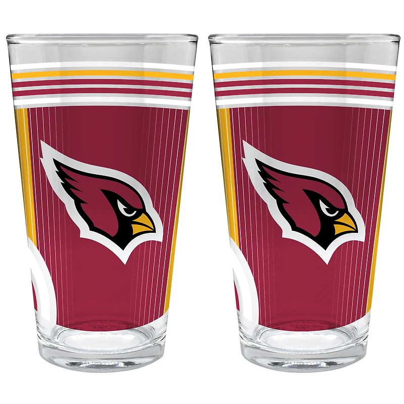 Arizona Cardinals Two-Piece 16oz. Pint Glass Set