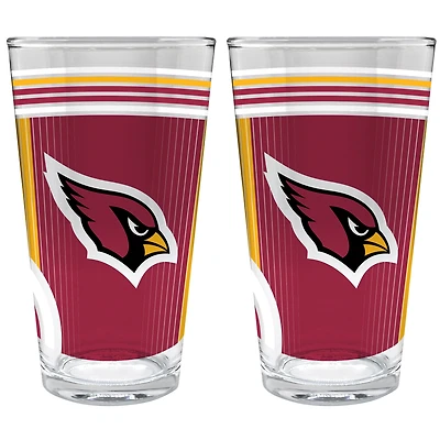 Arizona Cardinals Two-Piece 16oz. Pint Glass Set