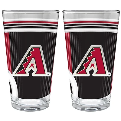 Arizona Diamondbacks Two-Piece 16oz. Pint Glass Set