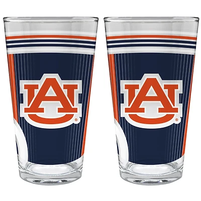 Auburn Tigers Two-Piece 16oz. Pint Glass Set