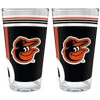 Baltimore Orioles Two-Piece 16oz. Pint Glass Set