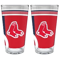 Boston Red Sox Two-Piece 16oz. Pint Glass Set