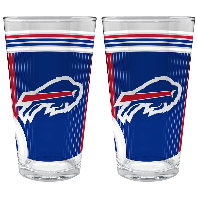 Buffalo Bills Two-Piece 16oz. Pint Glass Set