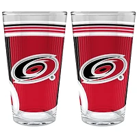 Carolina Hurricanes Two-Piece 16oz. Pint Glass Set