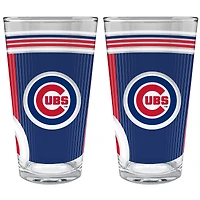 Chicago Cubs Two-Piece 16oz. Pint Glass Set