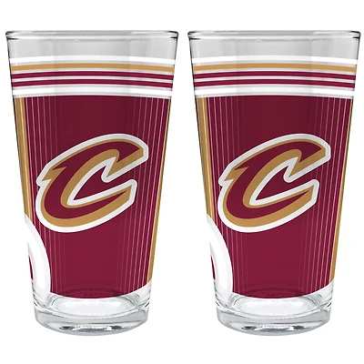 Cleveland Cavaliers Two-Piece 16oz. Pint Glass Set
