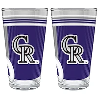 Colorado Rockies Two-Piece 16oz. Pint Glass Set