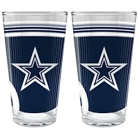 Dallas Cowboys Two-Piece 16oz. Pint Glass Set