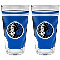 Dallas Mavericks Two-Piece 16oz. Pint Glass Set