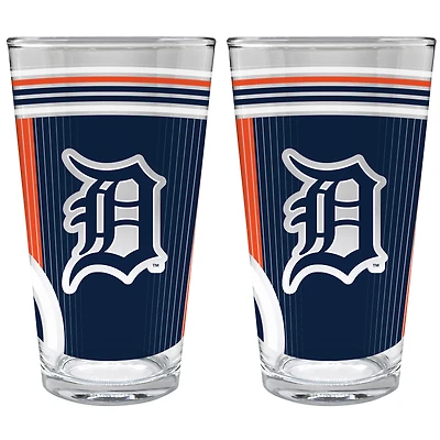 Detroit Tigers Two-Piece 16oz. Pint Glass Set