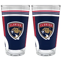 Florida Panthers Two-Piece 16oz. Pint Glass Set