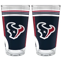 Houston Texans Two-Piece 16oz. Pint Glass Set