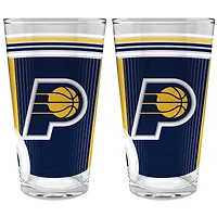 Indiana Pacers Two-Piece 16oz. Pint Glass Set