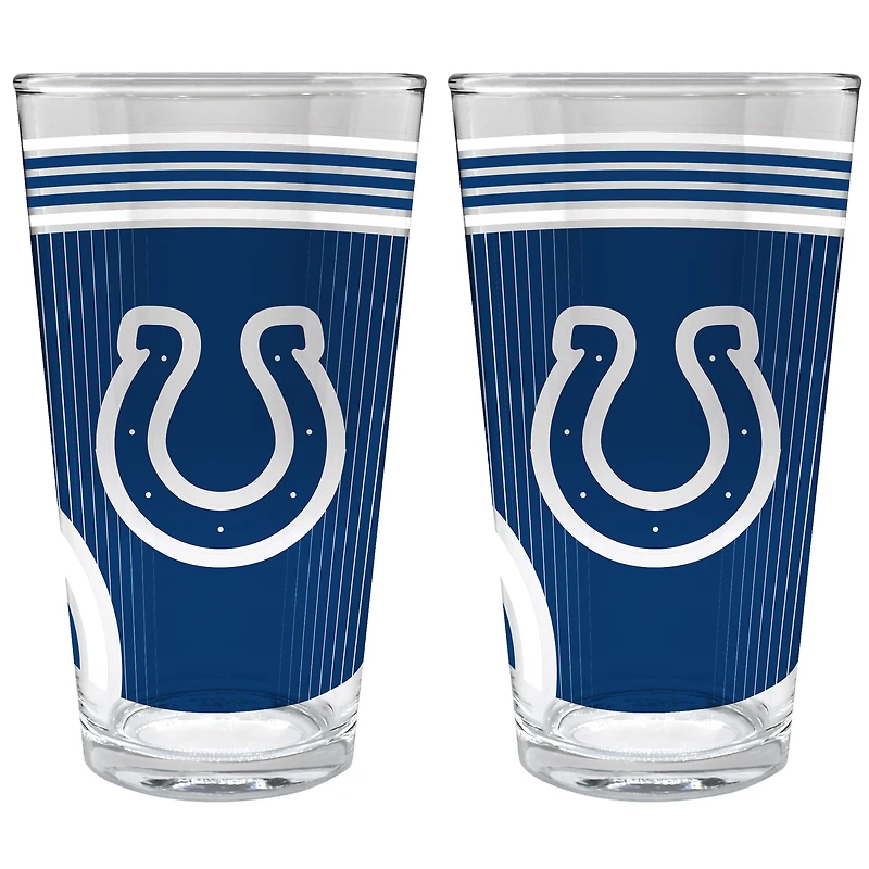 Indianapolis Colts Two-Piece 16oz. Pint Glass Set