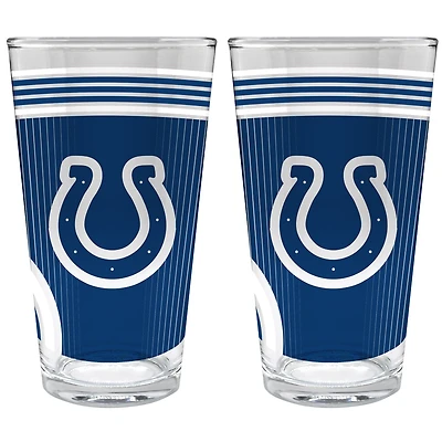 Indianapolis Colts Two-Piece 16oz. Pint Glass Set