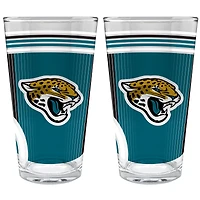 Jacksonville Jaguars Two-Piece 16oz. Pint Glass Set
