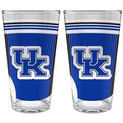 Kentucky Wildcats Two-Piece 16oz. Pint Glass Set