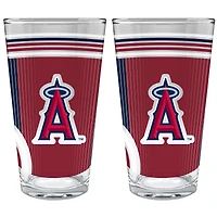 Los Angeles Angels Two-Piece 16oz. Pint Glass Set