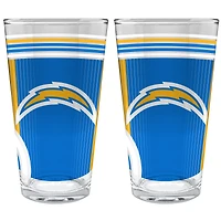 Los Angeles Chargers Two-Piece 16oz. Pint Glass Set
