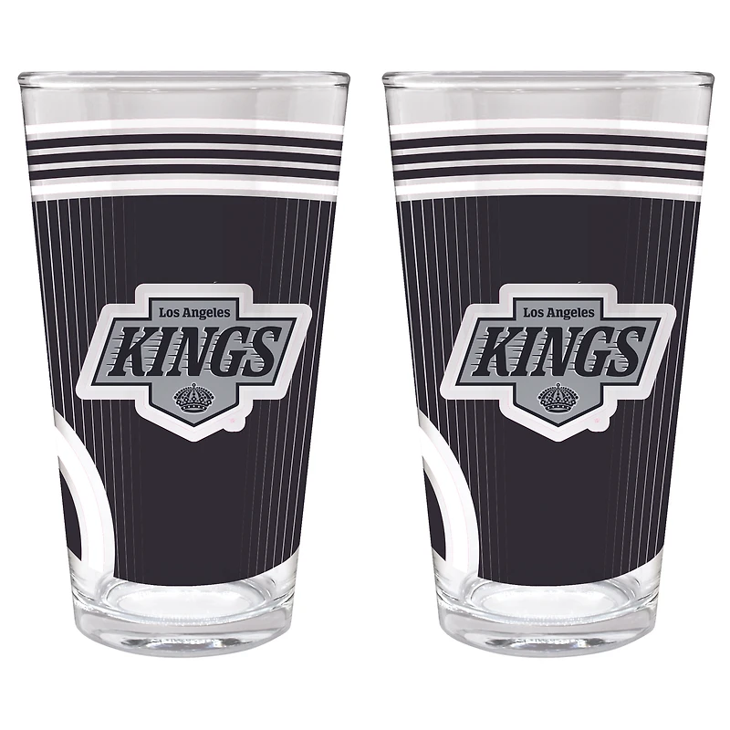 Los Angeles Kings Two-Piece 16oz. Pint Glass Set