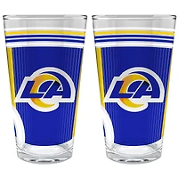 Los Angeles Rams Two-Piece 16oz. Pint Glass Set