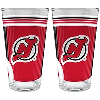 New Jersey Devils Two-Piece 16oz. Pint Glass Set