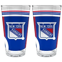 New York Rangers Two-Piece 16oz. Pint Glass Set