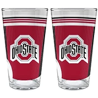 Ohio State Buckeyes Two-Piece 16oz. Pint Glass Set