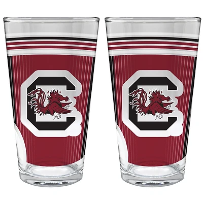 South Carolina Gamecocks Two-Piece 16oz. Pint Glass Set