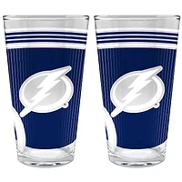 Tampa Bay Lightning Two-Piece 16oz. Pint Glass Set